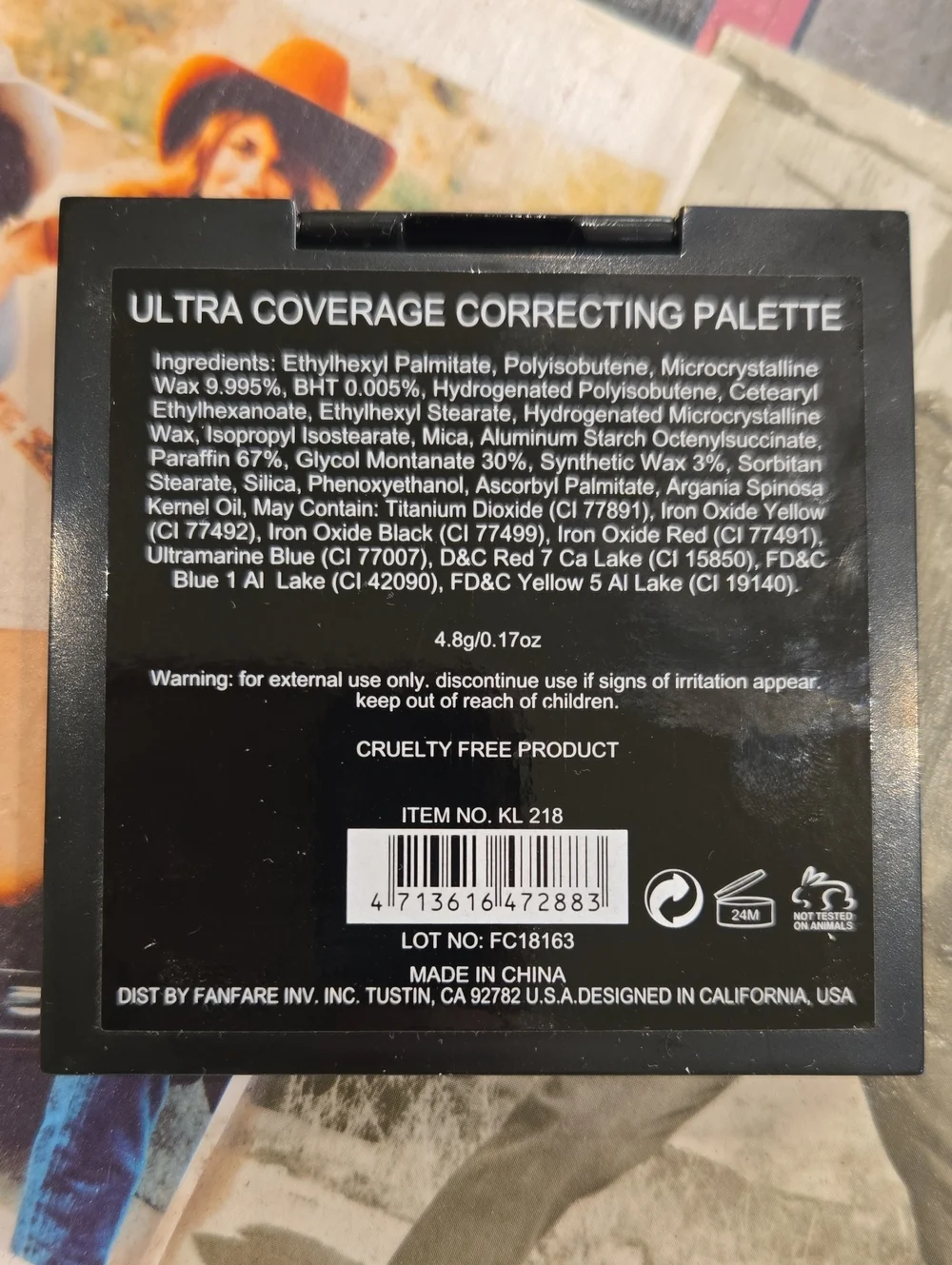 Amuse Professional Ultra Coverage Color Correcting Palette
